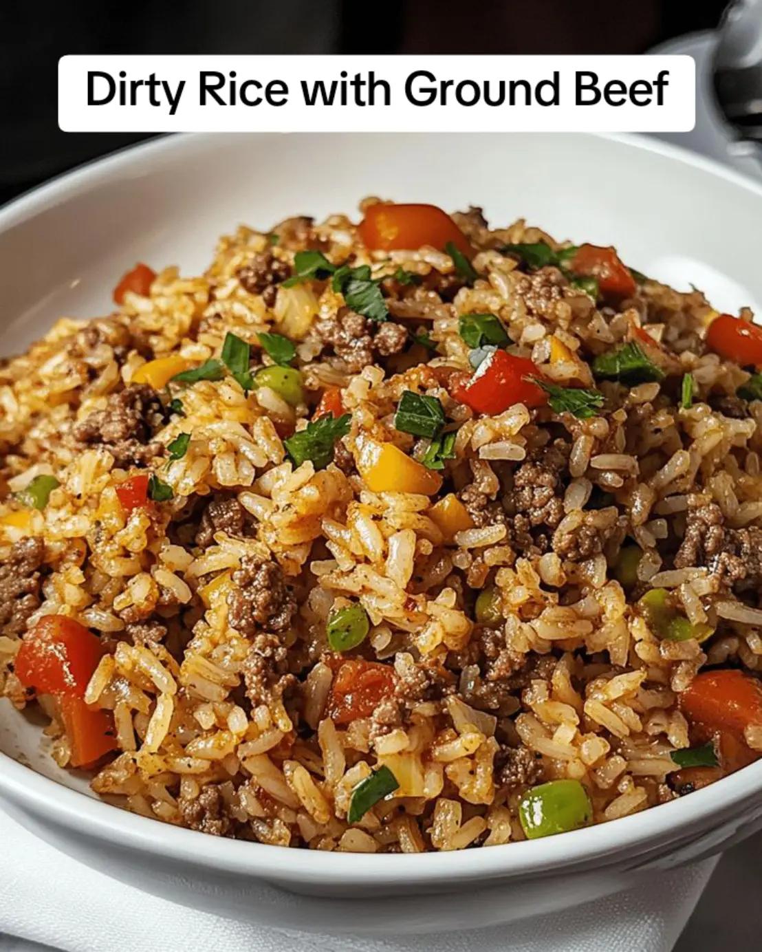Delicious Dirty Rice with Ground Beef Recipe
