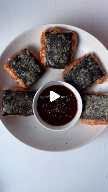 Spicy Kimchi Tofu Rice Paper Rolls