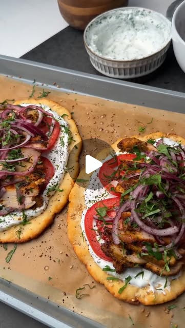 PROTEIN CHICKEN WRAPS (WITH FLATBREADS MADE OUT OF YOGURT!)